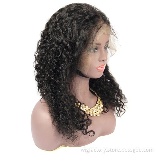 Wholesale Vendors Wigs For Black Women lace wig human hair unprocessed, 100% virgin malaysian curly hair wigs